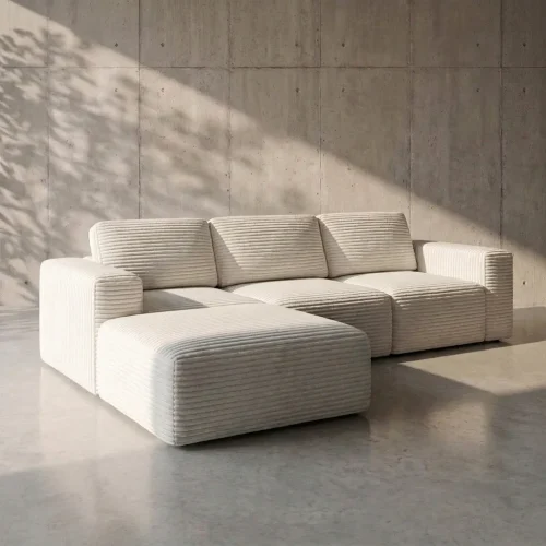 Canapé compressé Kubo Sofa, modulable multi-places, Luxysofa