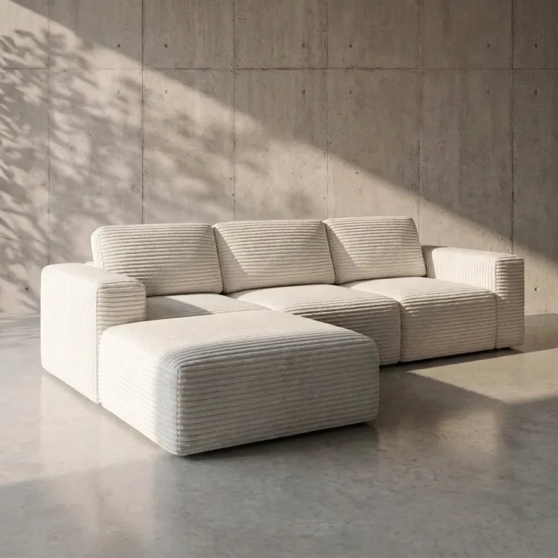 Canapé Luxysofa léger, sans structure rigide